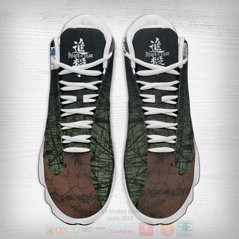 Anime-Scouting-Legion-Attack-On-Titan-Air-Jordan-13-Shoes-2