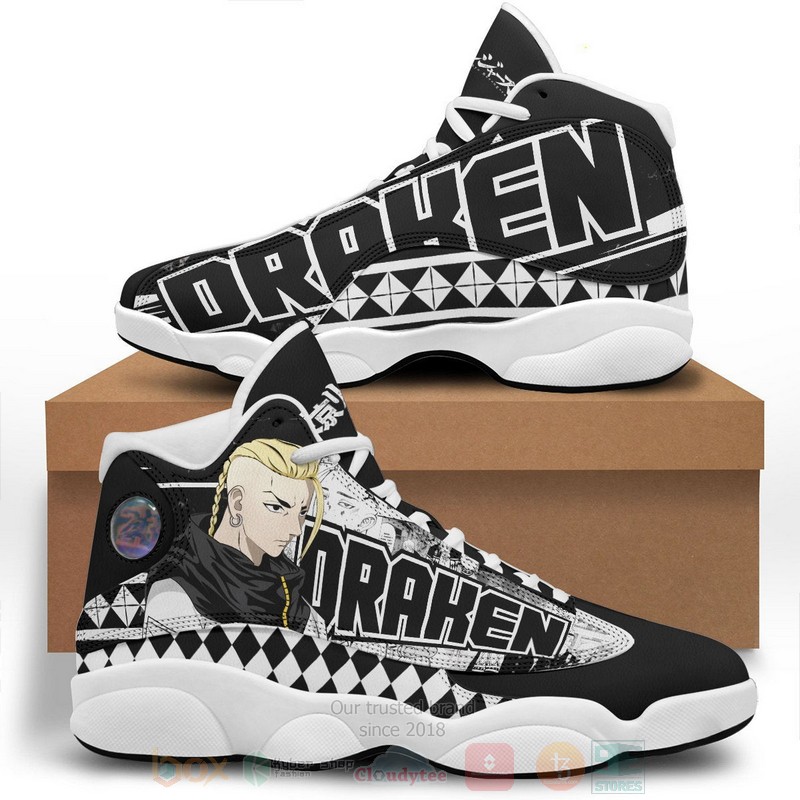 Anime Tokyo Gang Draken Tokyo Revengers Air Jordan 13 Shoes Anime Tokyo Gang Draken Tokyo Revengers Air Jordan 13 Shoes