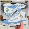 Argentina Personalized White Air Jordan 13 Shoes