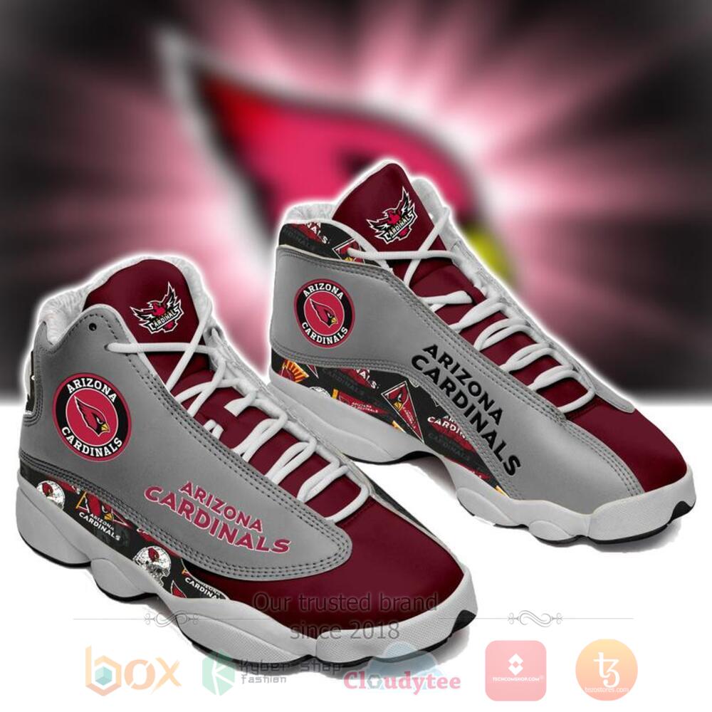 Arizona Cardinals Red Grey Air Jordan 13 Shoes Arizona Cardinals Red Grey Air Jordan 13 Shoes