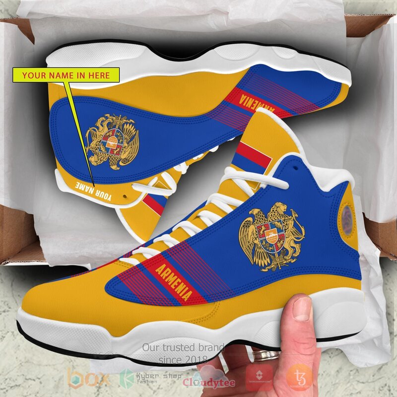 Armenia Personalized Yellow Air Jordan 13 Shoes Armenia Personalized Yellow Air Jordan 13 Shoes