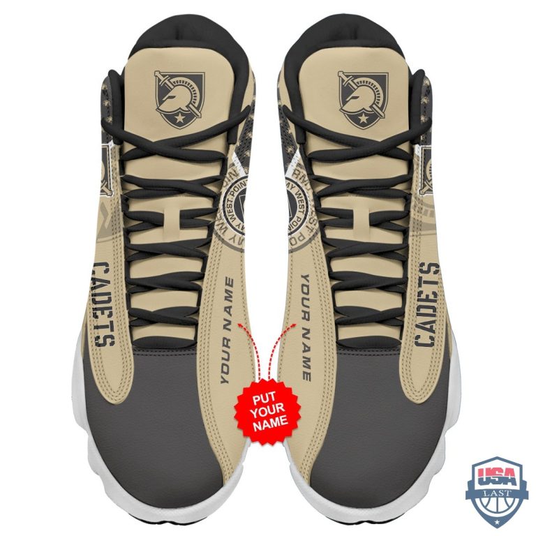 Army-Black-Knights-Air-Jordan-13-Custom-Name-Personalized-Shoes-1
