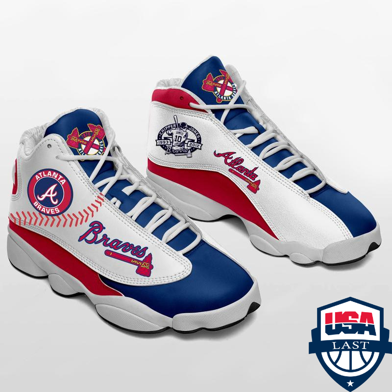 Atlanta Braves Mlb Ver 3 Air Jordan 13 Sneaker Atlanta Braves Mlb Ver 3 Air Jordan 13 Sneaker