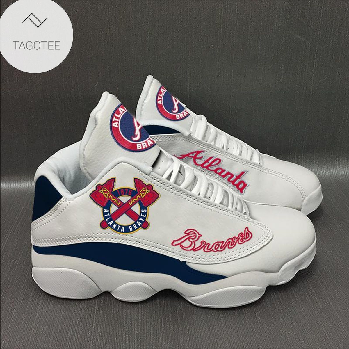 Atlanta Braves Sneakers Air Jordan 13 Shoes Atlanta Braves Sneakers Air Jordan 13 Shoes