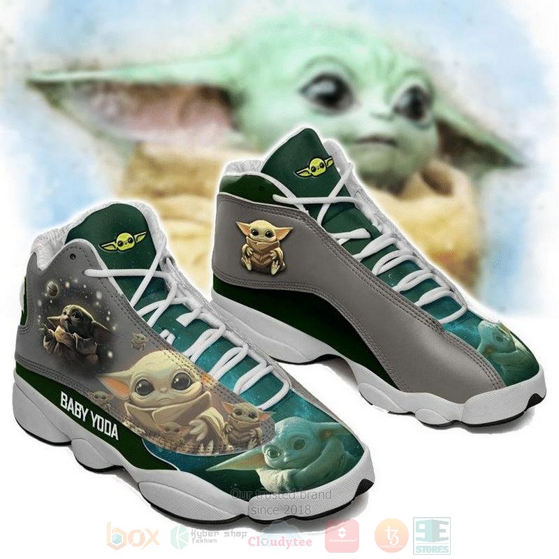 Baby Yoda From Star Wars Movie Air Jordan 13 Shoes Baby Yoda From Star Wars Movie Air Jordan 13 Shoes