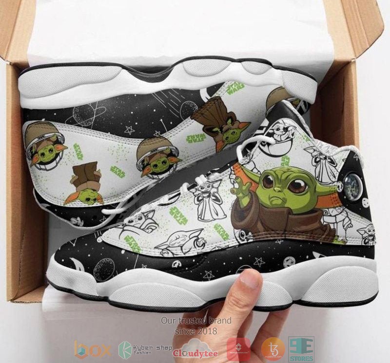 Baby Yoda Starwars 6 Air Jordan 13 Sneaker Shoes Baby Yoda Starwars 6 Air Jordan 13 Sneaker Shoes