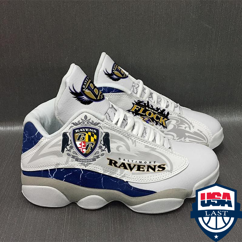 Baltimore Ravens Nfl Ver 2 Air Jordan 13 Sneaker Baltimore Ravens Nfl Ver 2 Air Jordan 13 Sneaker
