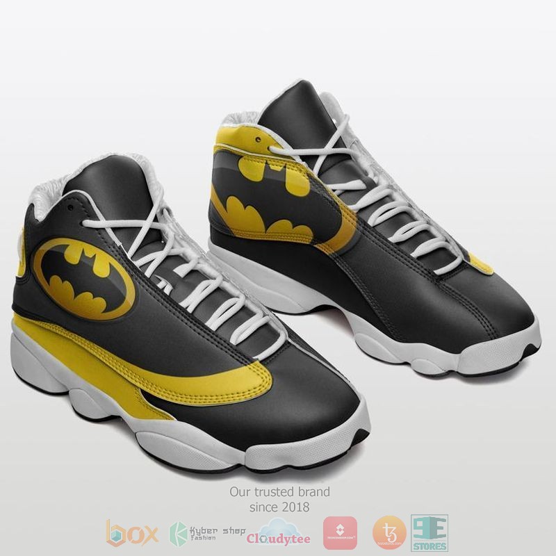 Batman Sign Black Yellow Air Jordan 13 Shoes Batman Sign Black Yellow Air Jordan 13 Shoes
