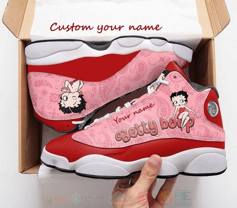 Betty Boop Custom Name Air Jordan 13 Shoes Betty Boop Custom Name Air Jordan 13 Shoes
