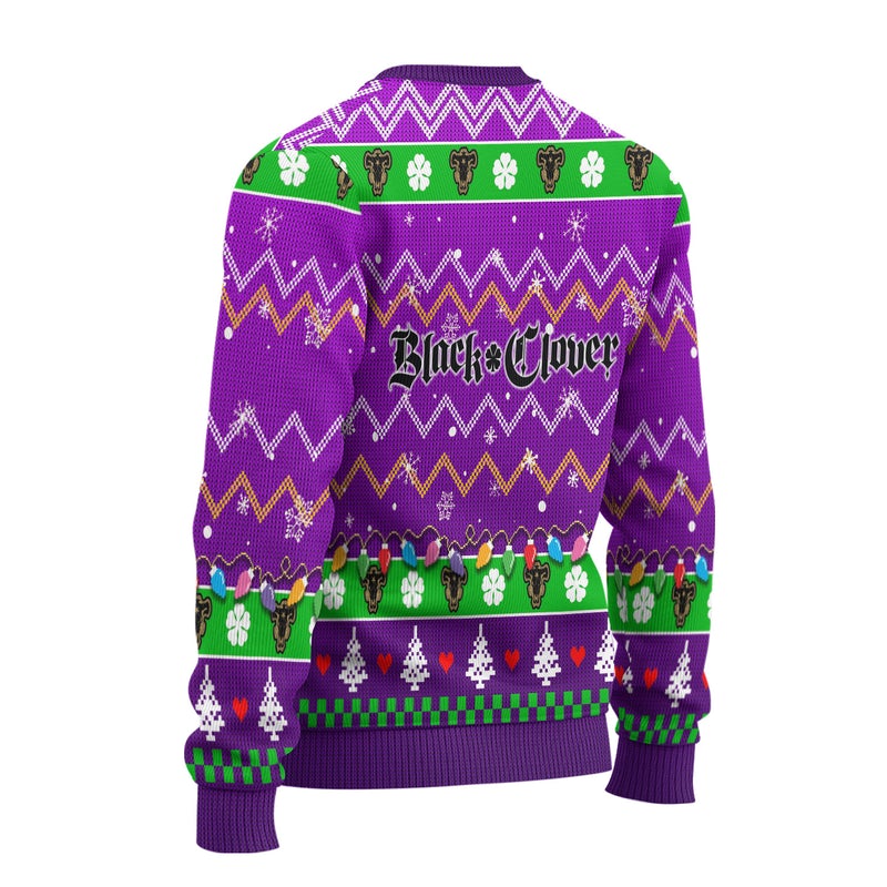 Black-Clover-Anime-Ugly-Christmas-Sweater-Purple-Xmas-Gift-1