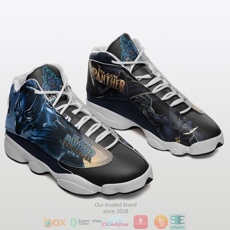 Black Panther Marvel 6 Air Jordan 13 Sneaker Shoes Black Panther Marvel 6 Air Jordan 13 Sneaker Shoes
