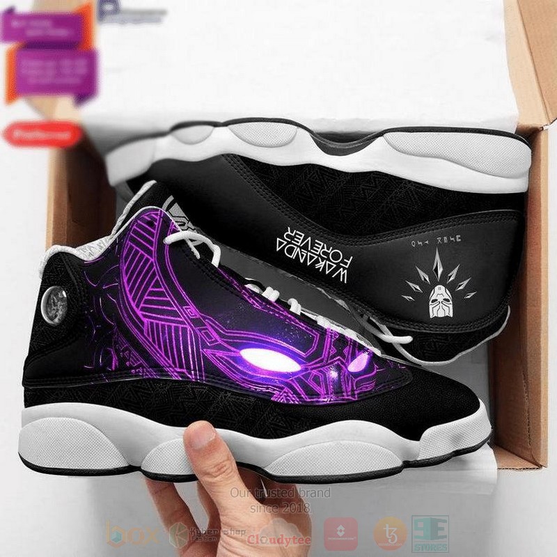 Black Panther Ver2 Marvel Movie Air Jordan 13 Shoes Black Panther Ver2 Marvel Movie Air Jordan 13 Shoes