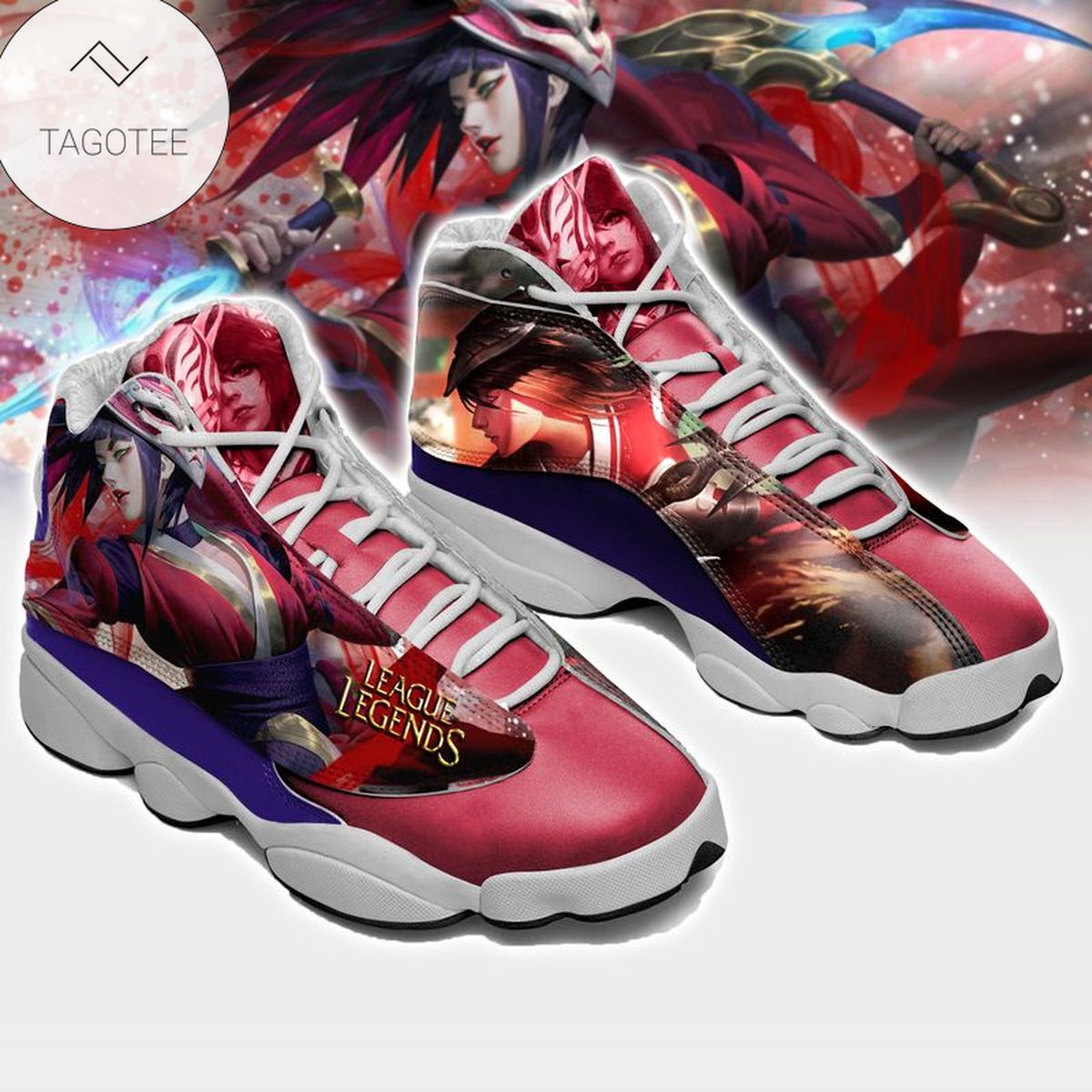 Bloodmoon Akali Sneakers Air Jordan 13 Shoes Bloodmoon Akali Sneakers Air Jordan 13 Shoes