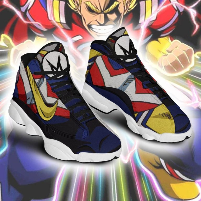 Bnha-All-Might-Anime-My-Hero-Academia-Air-Jordan-13-Shoes-1