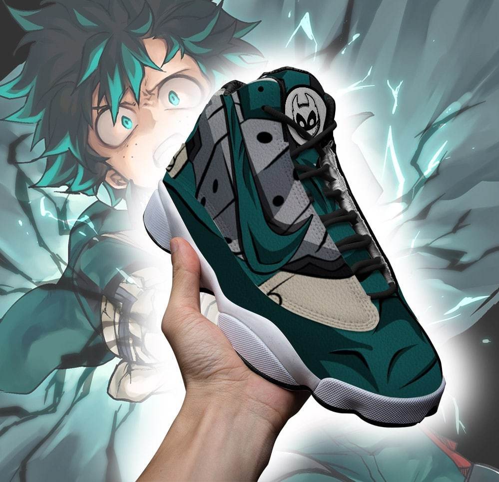 Bnha-Deku-Anime-My-Hero-Academia-Air-Jordan-13-Shoes-1