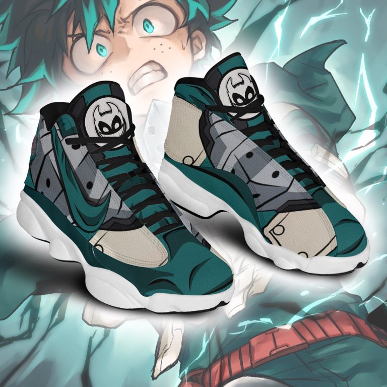Bnha-Deku-Anime-My-Hero-Academia-Air-Jordan-13-Shoes-2
