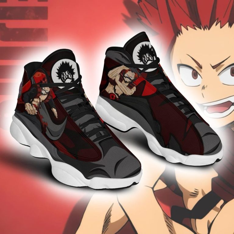 Bnha-Eijirou-Kirishima-Anime-My-Hero-Academia-Air-Jordan-13-Shoes-2