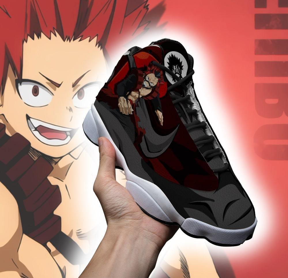 Bnha-Eijirou-Kirishima-Anime-My-Hero-Academia-Air-Jordan-13-Shoes-3