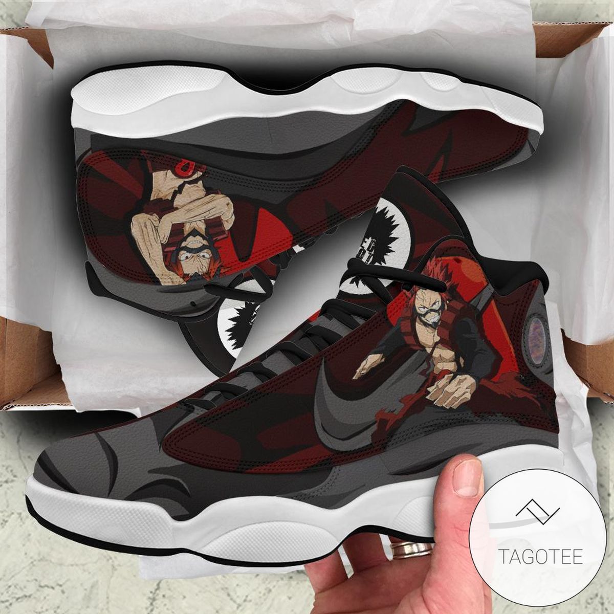 Bnha Eijirou Kirishima Sneakers Custom Anime My Hero Academia Air Jordan 13 Shoes Bnha Eijirou Kirishima Sneakers Custom Anime My Hero Academia Air Jordan 13 Shoes