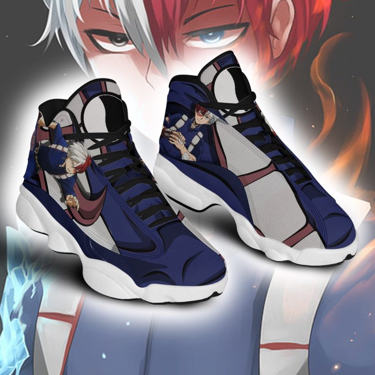 Bnha-Shoto-Todoroki-Anime-My-Hero-Academia-Air-Jordan-13-Shoes-2