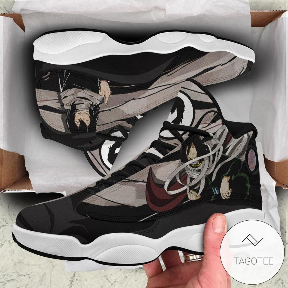 Bnha Shouta Aizawa Sneakers Custom Anime My Hero Academia Air Jordan 13 Shoes Bnha Shouta Aizawa Sneakers Custom Anime My Hero Academia Air Jordan 13 Shoes