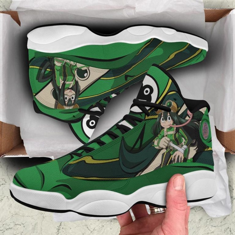 Bnha-Tsuyu-Asui-Anime-My-Hero-Academia-Air-Jordan-13-Shoes-2