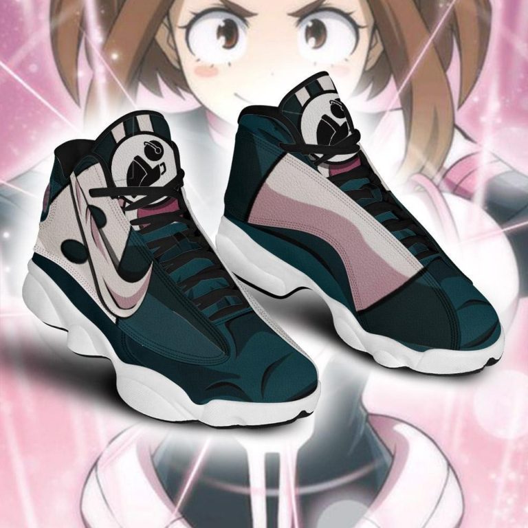 Bnha-Uravity-Ochako-Anime-My-Hero-Academia-Air-Jordan-13-Shoes-2