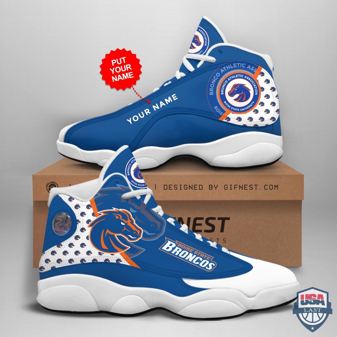 Boise State Broncos Air Jordan 13 Custom Name Personalized Shoes Boise State Broncos Air Jordan 13 Custom Name Personalized Shoes