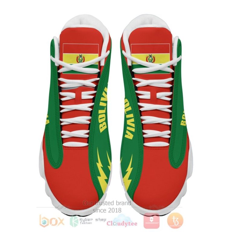 Bolivia-Personalized-Green-Air-Jordan-13-Shoes-1