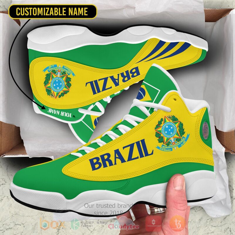 Brazil Personalized Air Jordan 13 Shoes Brazil Personalized Air Jordan 13 Shoes