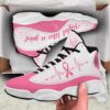 Breast Cancer Fight Like A Girl Heartbeat Air Jordan 13 Sneakers