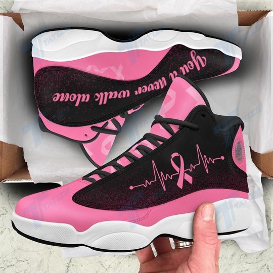 Breast Cancer Youll Never Walk Alone Air Jordan 13 Sneaker Breast Cancer Youll Never Walk Alone Air Jordan 13 Sneaker