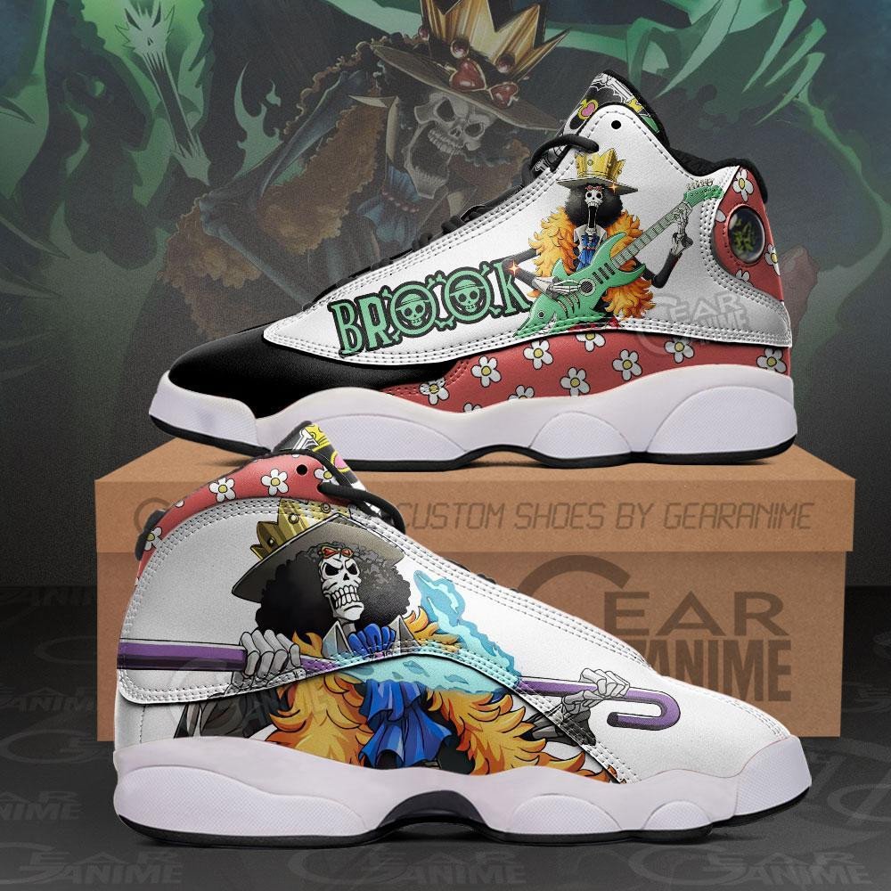 Brook Anime One Piece Air Jordan 13 Shoes Brook Anime One Piece Air Jordan 13 Shoes