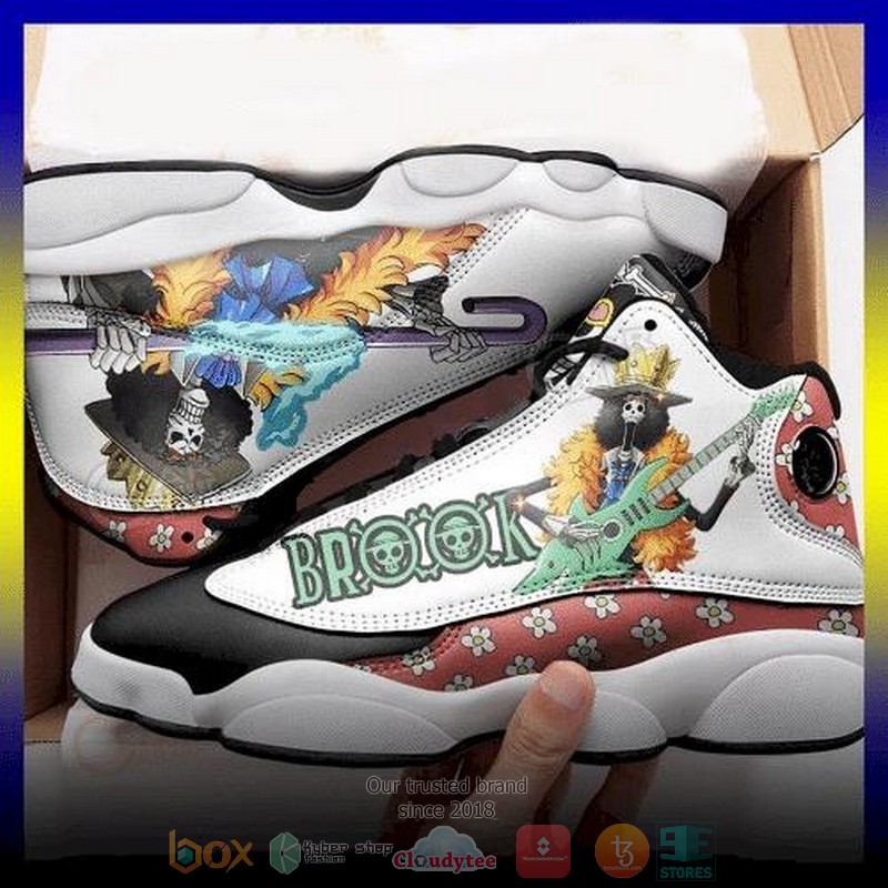 Brook One Piece Anime Air Jordan 13 Shoes Brook One Piece Anime Air Jordan 13 Shoes