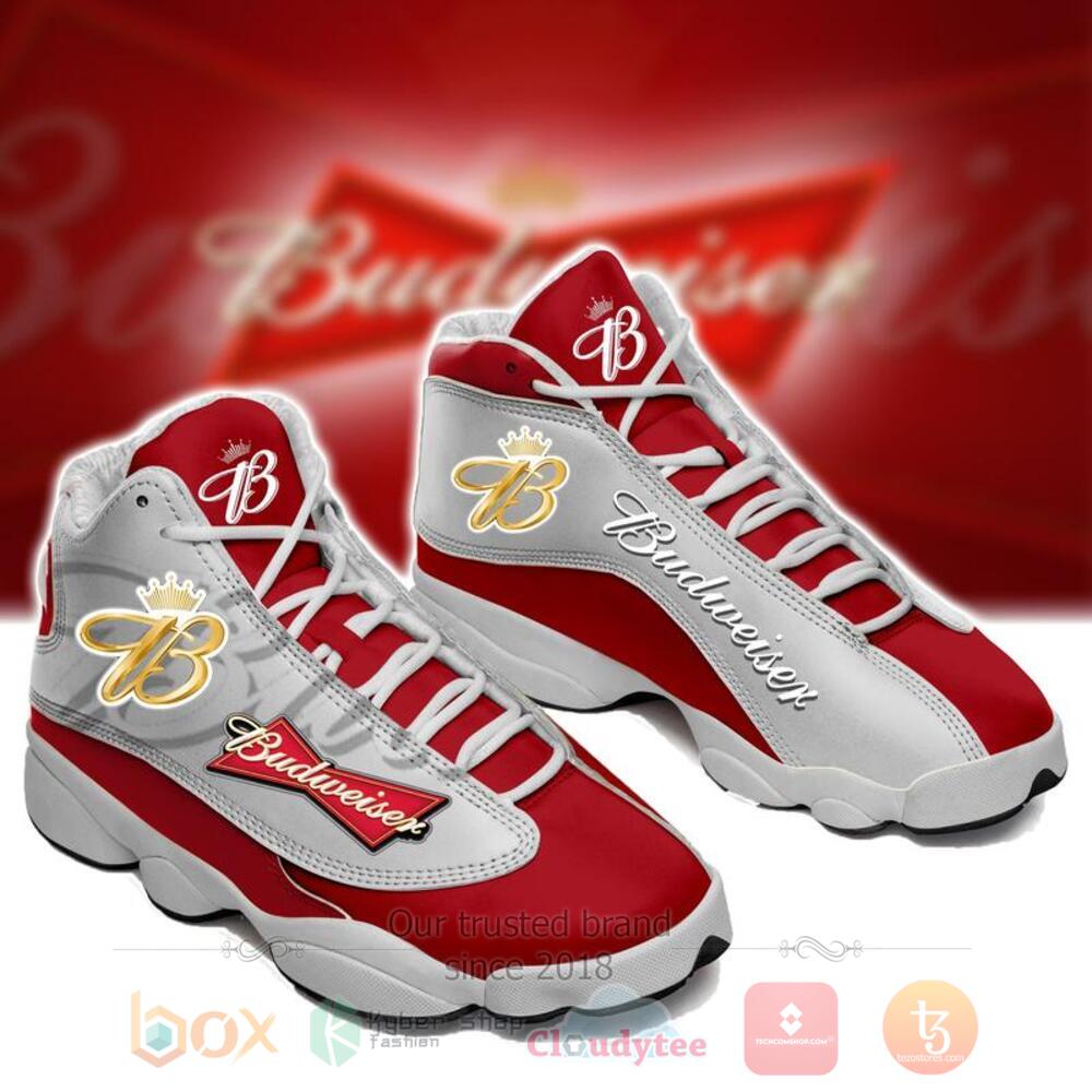 Budweiser Red Grey Air Jordan 13 Shoes Budweiser Red Grey Air Jordan 13 Shoes