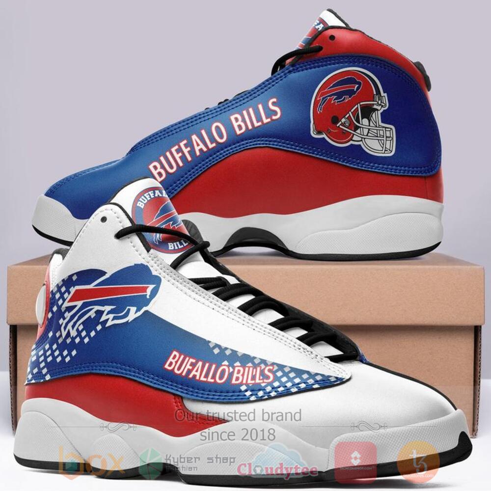 Buffalo Bills Nfl White Red Blue Air Jordan 13 Shoes Buffalo Bills Nfl White Red Blue Air Jordan 13 Shoes