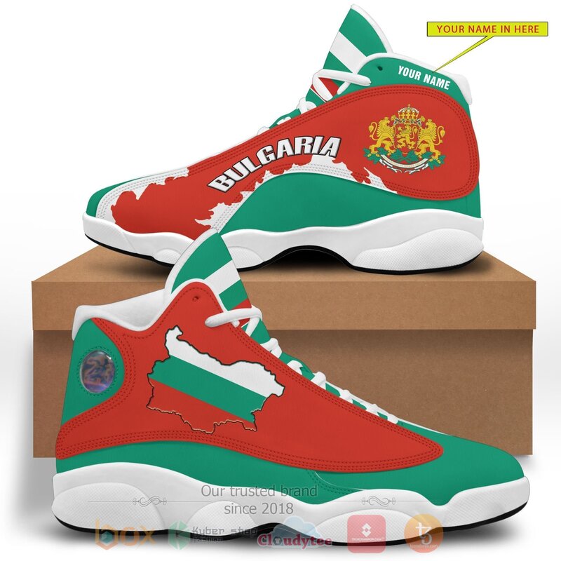 Bulgaria Personalized Red Green Air Jordan 13 Shoes Bulgaria Personalized Red Green Air Jordan 13 Shoes