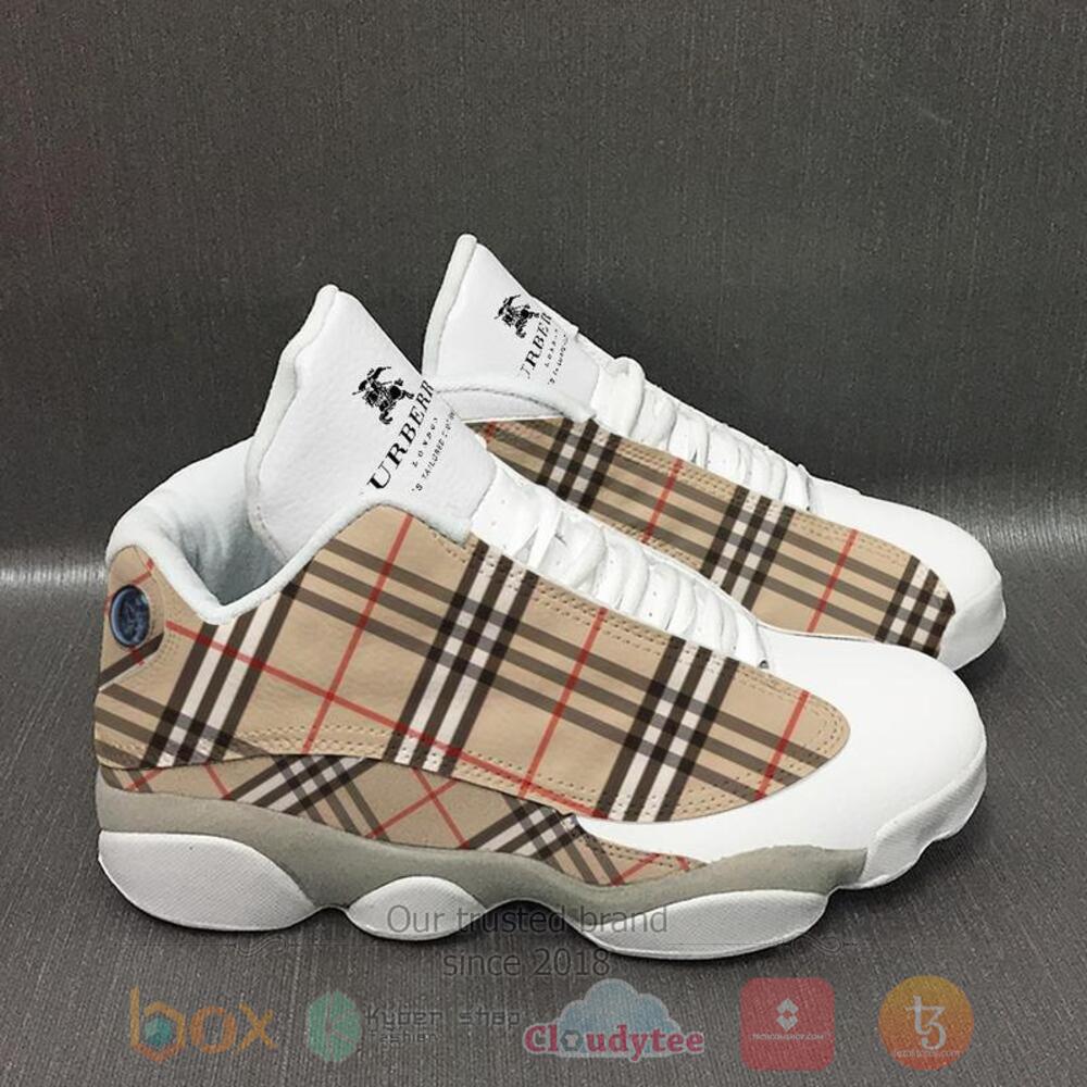 Burberry Plaid Pattern Air Jordan 13 Shoes Burberry Plaid Pattern Air Jordan 13 Shoes