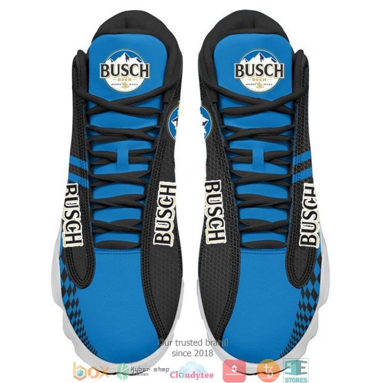 Busch-Light-Beer-Black-Air-Jordan-13-Sneaker-Shoes-1