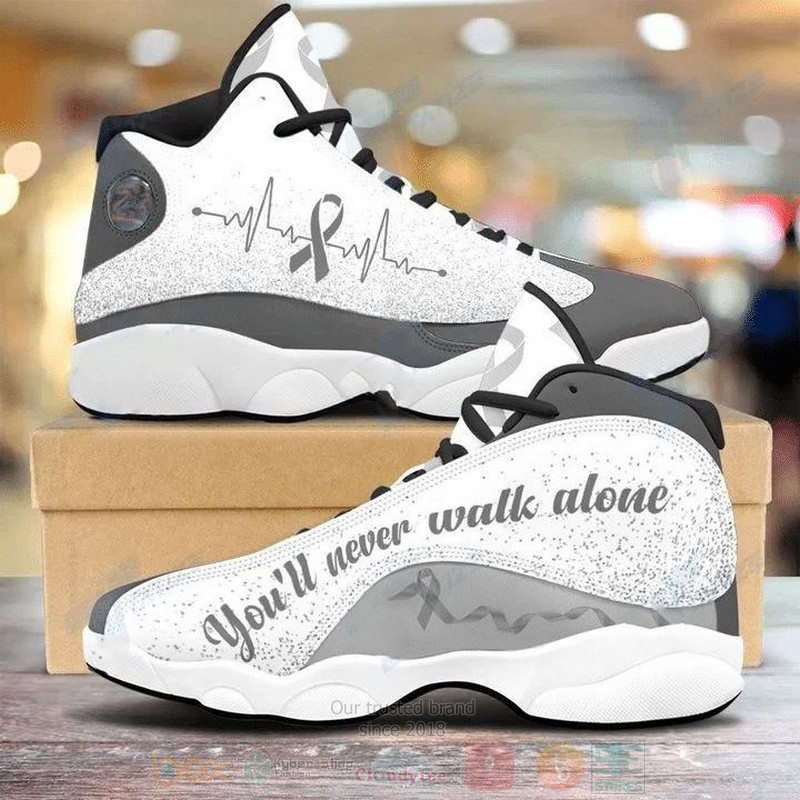 Cancer Youll Never Walk Alone Air Jordan 13 Shoes Cancer Youll Never Walk Alone Air Jordan 13 Shoes