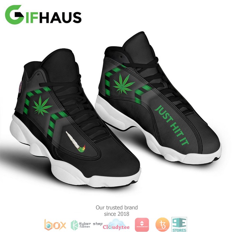 Cannabis Just Hit It Air Jordan 13 Sneaker Shoes 2 Cannabis Just Hit It Air Jordan 13 Sneaker Shoes 2