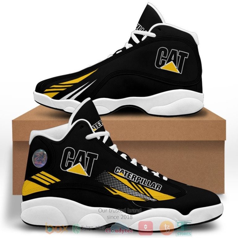 Caterpillar-Inc-Black-Air-Jordan-13-Shoes-2