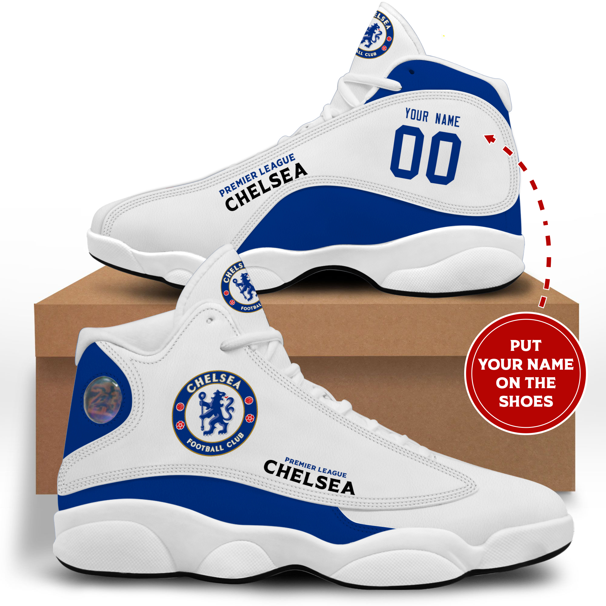 Chelsea Air Jordan 13 Custom Name Shoes Chelsea Air Jordan 13 Custom Name Shoes