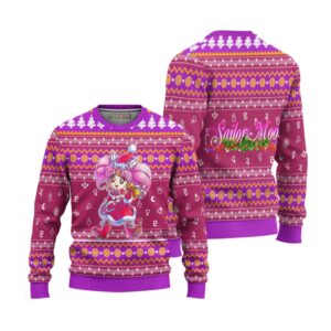 Chibiusa Tsukino Ugly Christmas Sweater Sailor Moon Anime Xmas Gift