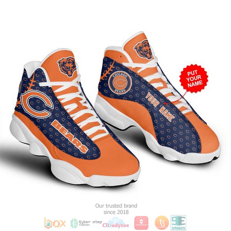 Chicago Bears Nfl 5 Football Air Jordan 13 Sneaker Shoes Chicago Bears Nfl 5 Football Air Jordan 13 Sneaker Shoes