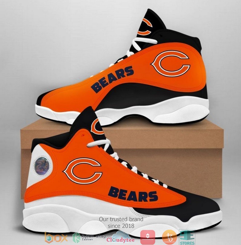 Chicago Bears Nfl Big Logo Football Team Air Jordan 13 Sneaker Shoes Chicago Bears Nfl Big Logo Football Team Air Jordan 13 Sneaker Shoes