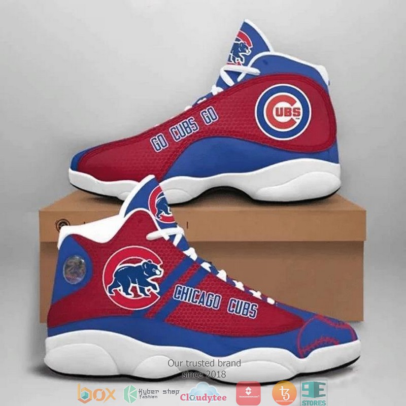 Chicago Cub Mlb Football Teams Air Jordan 13 Sneaker Shoes Chicago Cub Mlb Football Teams Air Jordan 13 Sneaker Shoes