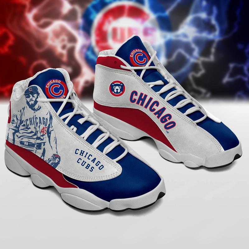 Chicago Cubs Mlb Ver 4 Air Jordan 13 Sneaker Chicago Cubs Mlb Ver 4 Air Jordan 13 Sneaker