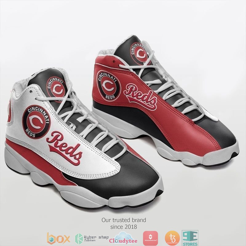 Cincinnati Reds Mlb Baseball Big Logo Teams Air Jordan 13 Sneaker Shoes Cincinnati Reds Mlb Baseball Big Logo Teams Air Jordan 13 Sneaker Shoes
