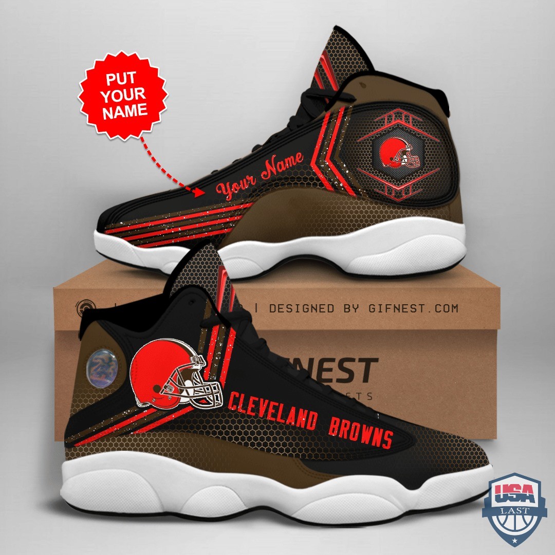 Cleveland Browns Air Jordan 13 Custom Name Personalized Shoes Cleveland Browns Air Jordan 13 Custom Name Personalized Shoes